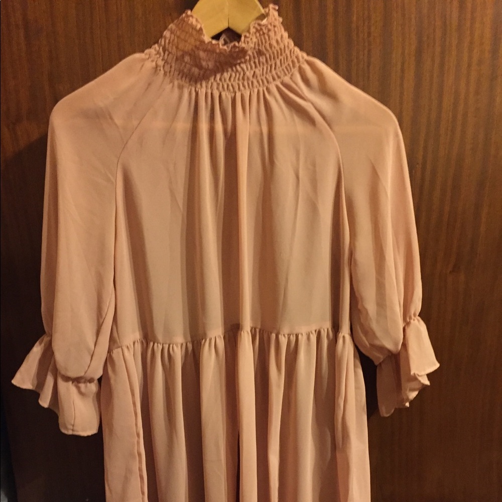 Motel pink babydoll dress
